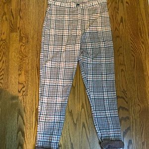 Free people plaid pants